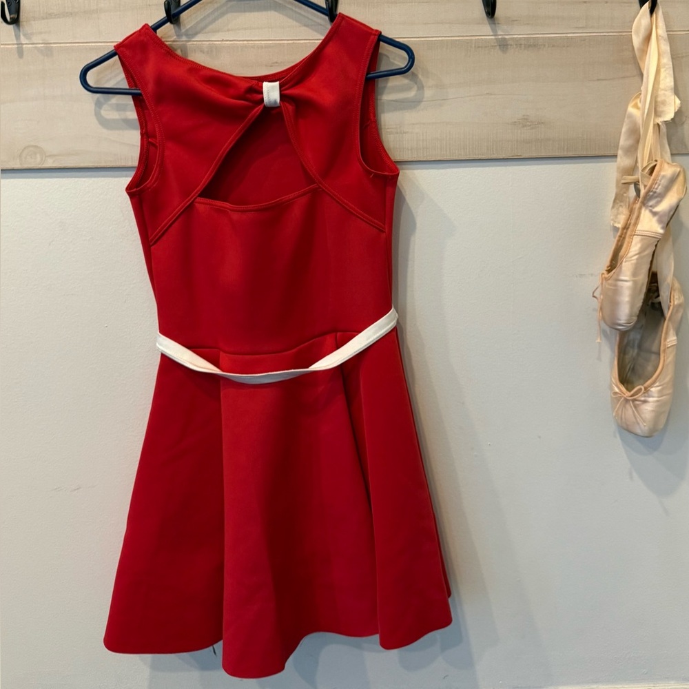 Weissman Another Day of Sun red jazz tap dance costume dress, size MA - Picture 5 of 7